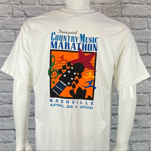 Gildan Other - Vintage 2000 Country Music Marathon Tee